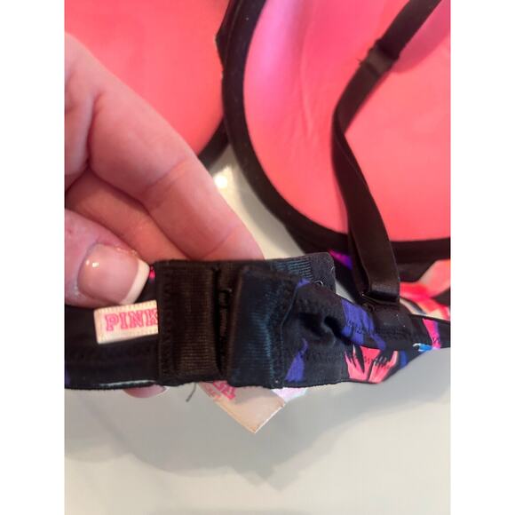 PINK Victoria's Secret Wear Everywhere Bra Size 32DD Pushup Bra - Picture 5 of 6